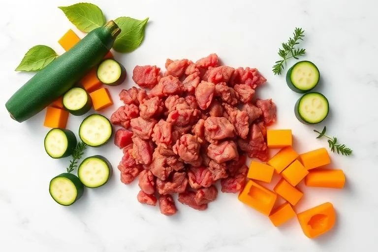 Imagen ilustrativa sobre comida preparada para perros, comida renal para perros, alimento renal para