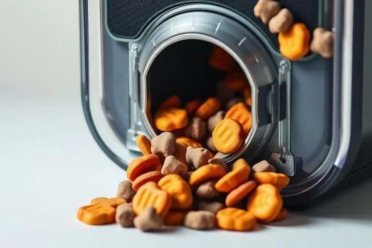 Imagen ilustrativa sobre dispensador de comida para perros automático, dispensadores de comida para 
